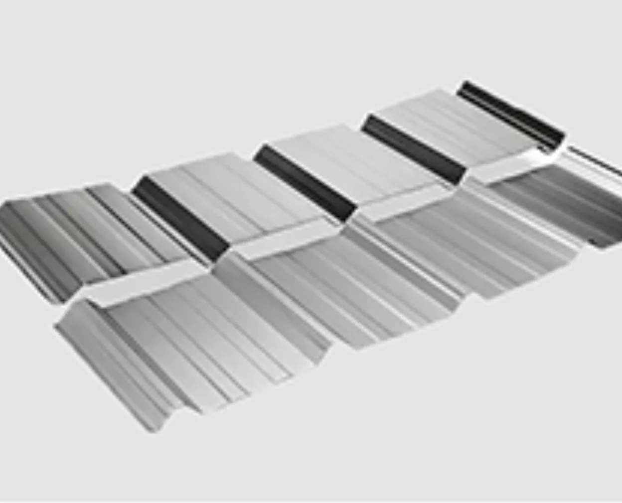 Cut metal sample; process settings vary