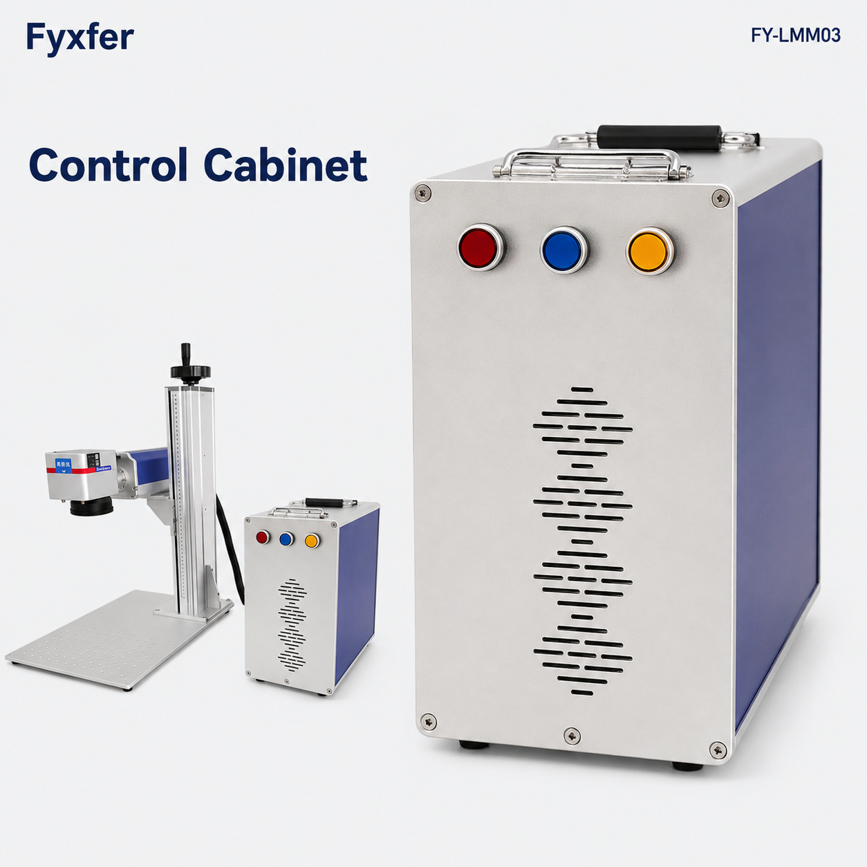 FY-LMM03 separate control cabinet with front controls and ventilation