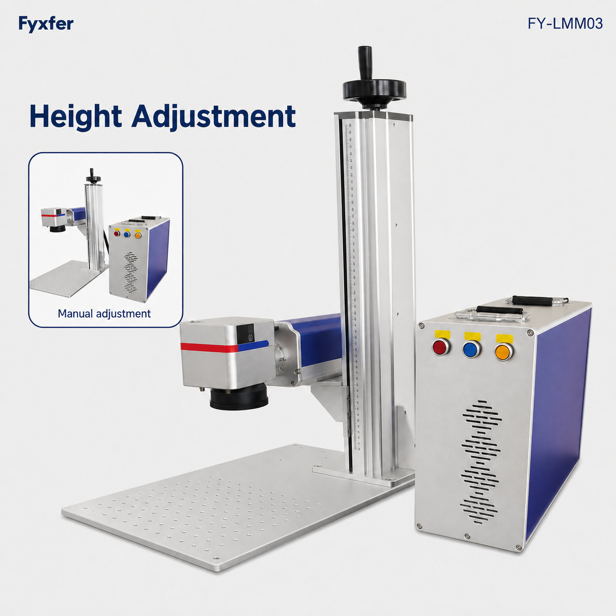 FY-LMM03 manual height-adjustment column and handwheel